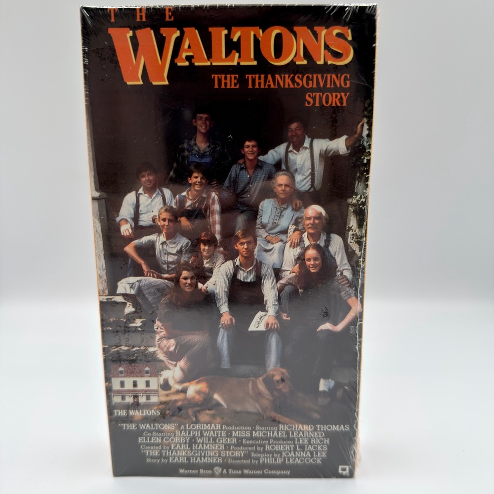 The Waltons The Thanksgiving Story VHS New Sealed Warner Home Video 1991 Lorimar